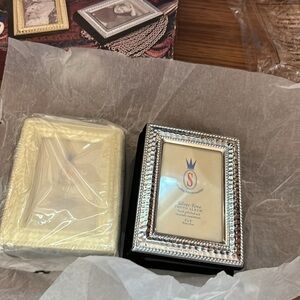 NWT NIP Studio Silversmiths 2 Small Picture Photo Albums Snapshot Portrait Pics